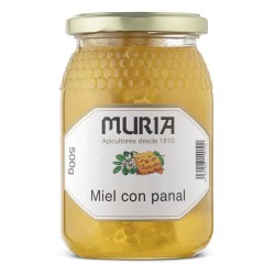 MIEL CON PANAL DE ROMERO 500G